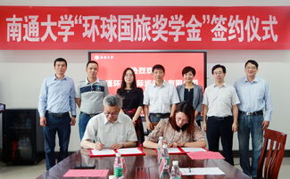 我校舉行 南通大學(xué)環(huán)球國旅獎學(xué)金 簽約儀式